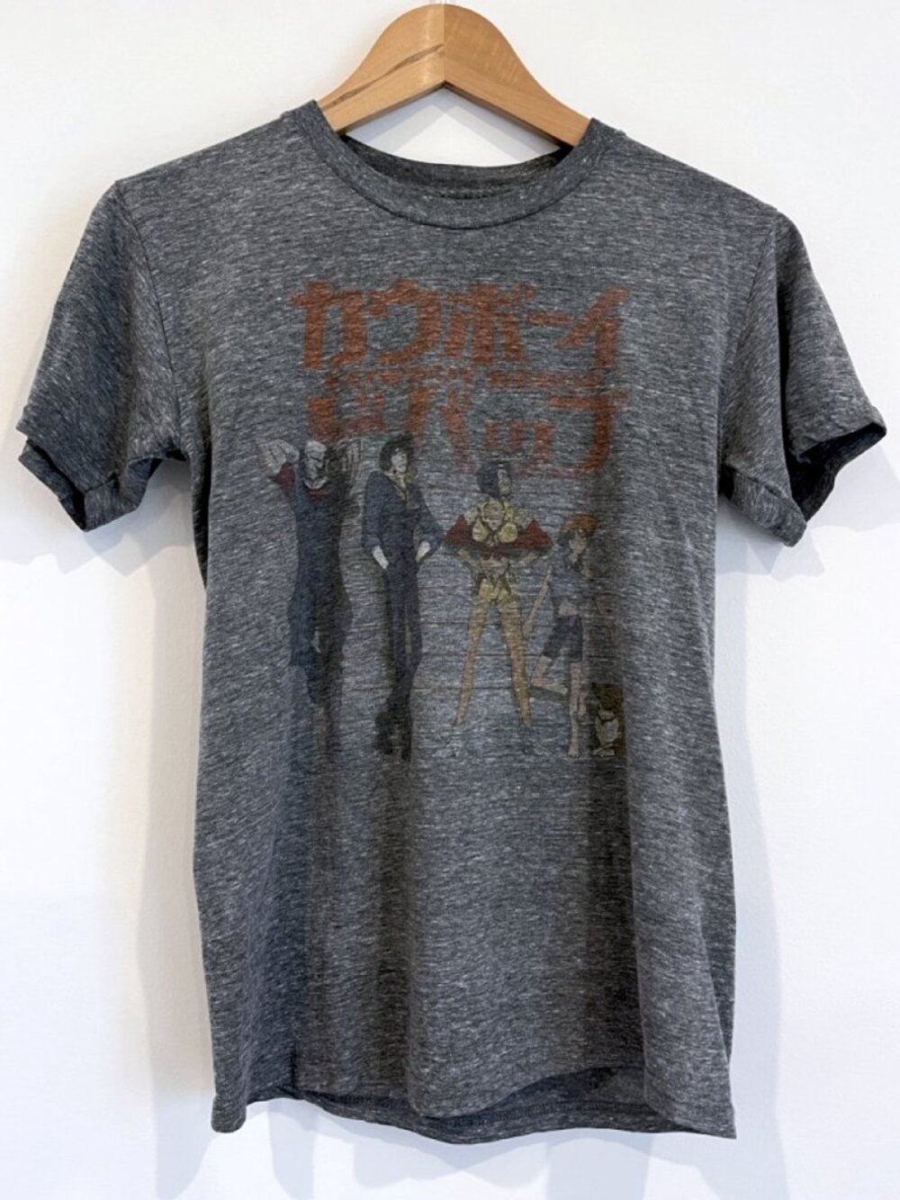 Cowboy Bebop Cast Graphic Heather Tee XS Funimation